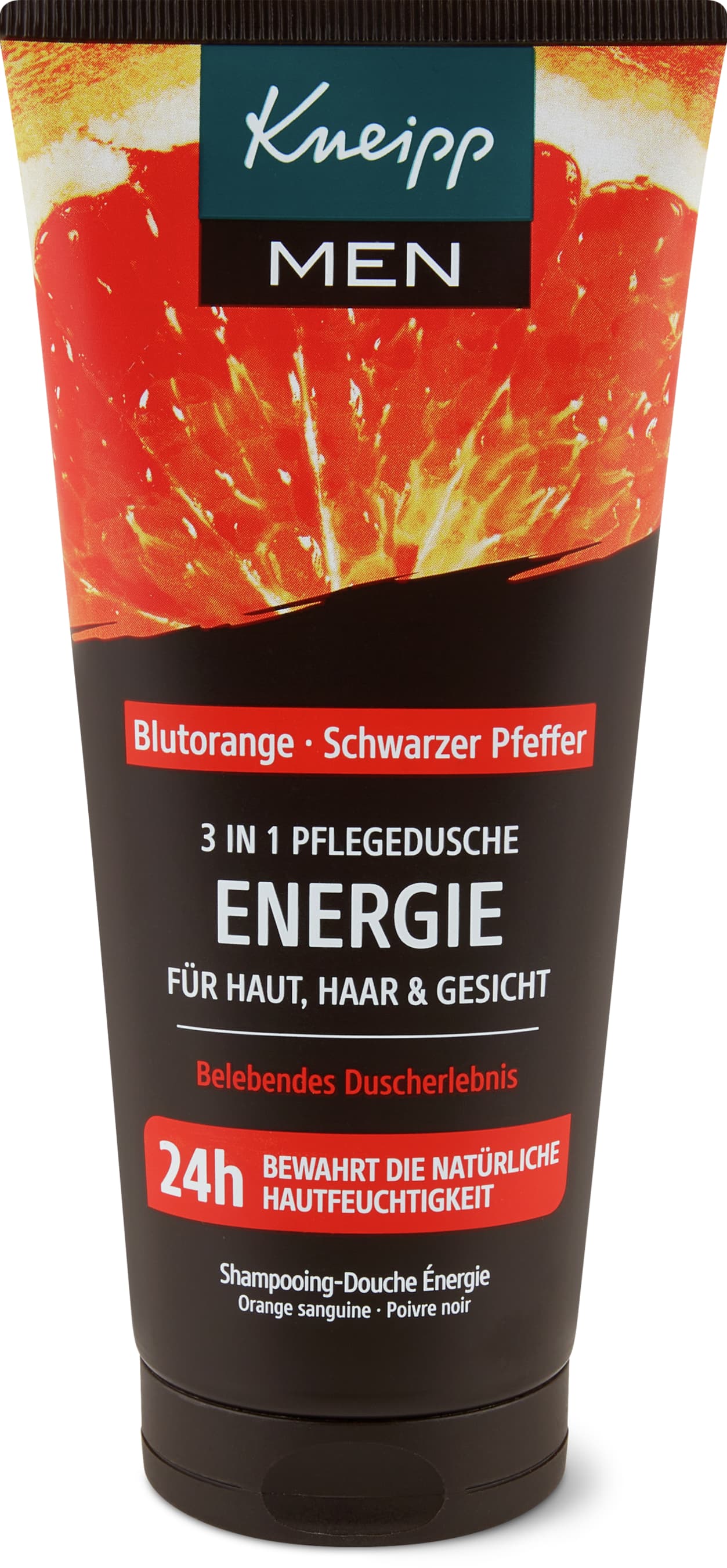 Kneipp Gel douche 2en1 orange sanguine et poivre noir 200ml
